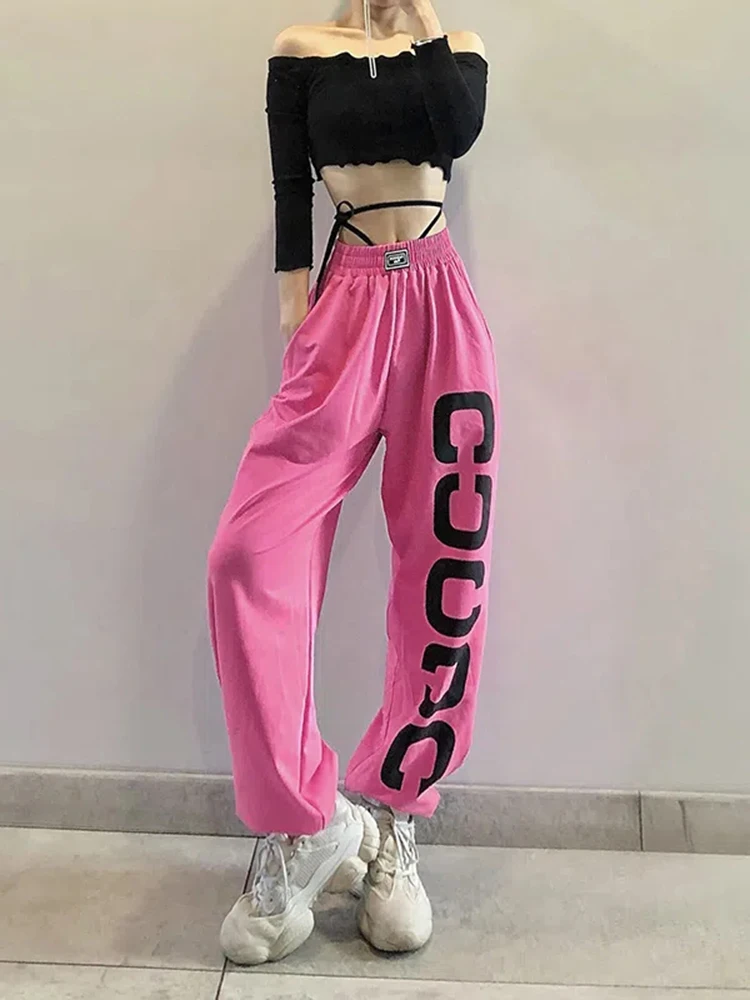 Jmprs Y2K Women Pants Fashion Letter Print High Waist Sweatpants Summer Loose Casual Female Streetwear Female Jogger Trousers
Jmprs Y2K Women Pants Fashion Letter Print High Waist Sweatpants Summer Loose Casual Female Streetwear Female Jogger Trousers