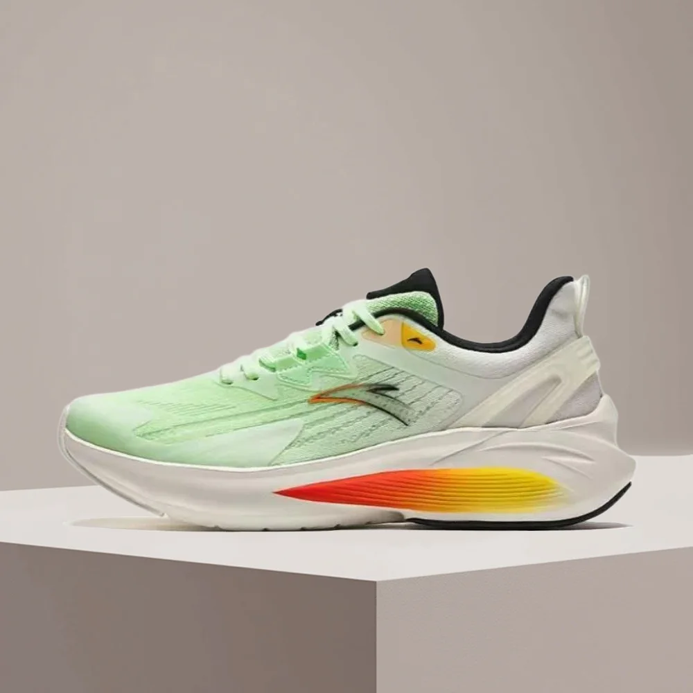 Anta Venom 5: Comfortable, stylish, versatile, durable, and breathable men's low-top running shoes (White/Green) 912415552-2
Anta Venom 5: Comfortable, stylish, versatile, durable, and breathable men's low-top running shoes (White/Green) 912415552-2