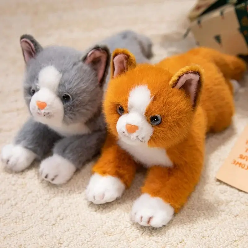 New Lying Posture Solid Color Cat Plush Doll Simulation Pet Cat Plush Toy Soft Stuffed Animal Kitten Doll Kid Birthday Gift
New Lying Posture Solid Color Cat Plush Doll Simulation Pet Cat Plush Toy Soft Stuffed Animal Kitten Doll Kid Birthday Gift