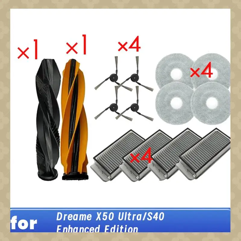 AB45 14 шт. для Dreame X50 Ultra/S40 Enhanced Edition подметальный робот-пылесос, запасные части, основная боковая щетка, фильтр для швабры
AB45 14 шт. для Dreame X50 Ultra/S40 Enhanced Edition подметальный робот-пылесос, запасные части, основная боковая щетка, фильтр для швабры