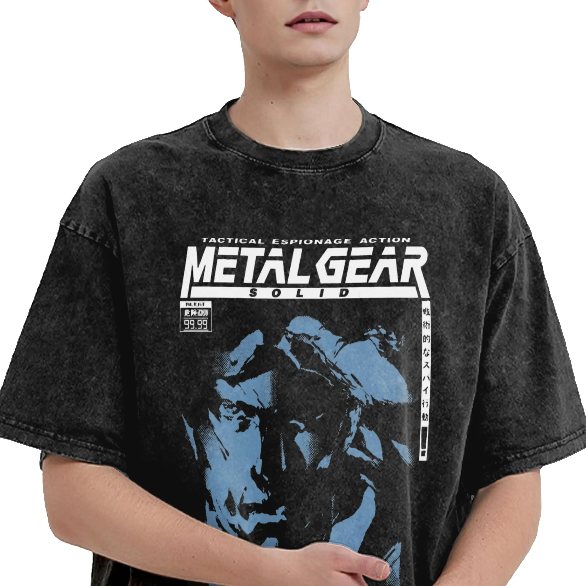 METAL GEAR SOLID Solid Snake Washed T Shirt Men Y2K Classic Cotton Summer O-Neck Trending Tee Shirt Pattern Oversized Tops
METAL GEAR SOLID Solid Snake Washed T Shirt Men Y2K Classic Cotton Summer O-Neck Trending Tee Shirt Pattern Oversized Tops