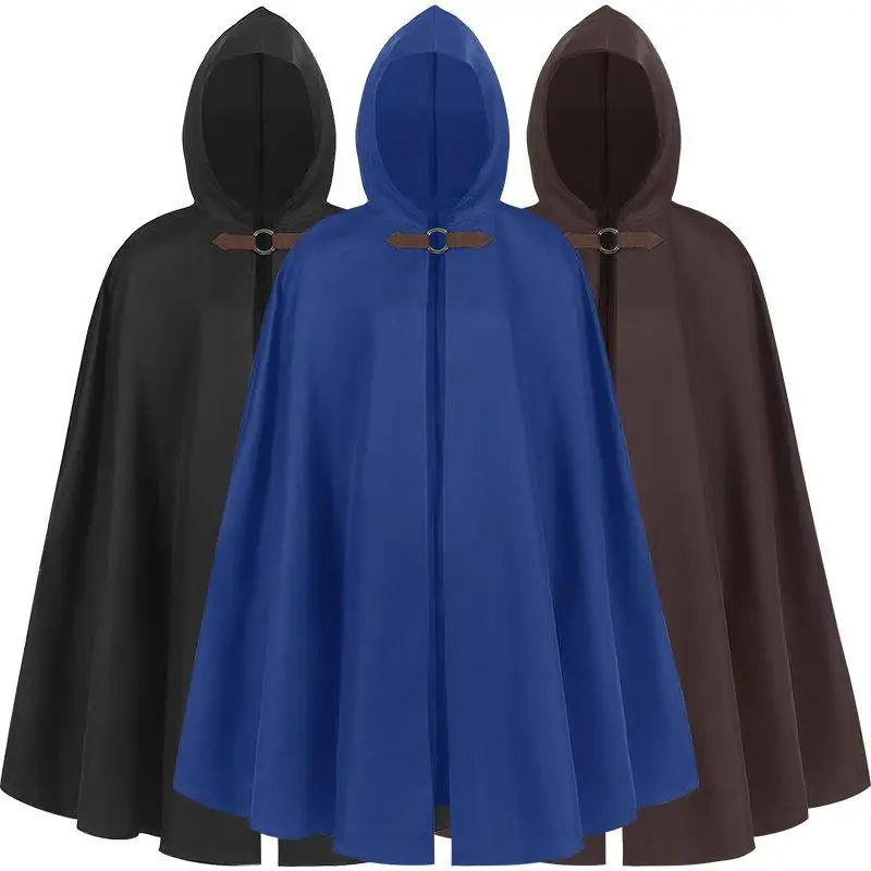 Men's Hooded Cloak awl Robe Old Ranger Performance Traditional Ethnic Stage Costume Autumn Faion Ladies' Special
Men's Hooded Cloak awl Robe Old Ranger Performance Traditional Ethnic Stage Costume Autumn Faion Ladies' Special