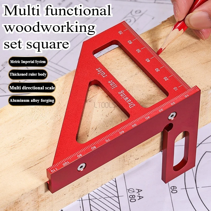 Многоугольный плотник из алюминиевого сплава 90° ° /45 ° Инженерная Т-образная направляющая Профессиональные инструменты Широкий спектр применения
Многоугольный плотник из алюминиевого сплава 90° ° /45 ° Инженерная Т-образная направляющая Профессиональные инструменты Широкий спектр применения