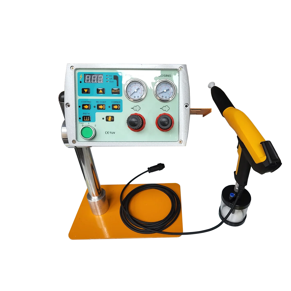 New Small Mini Portable PLC Motor Powder Coating Spray Gun with Pump Bearing Engine for Experiment-specific Use
New Small Mini Portable PLC Motor Powder Coating Spray Gun with Pump Bearing Engine for Experiment-specific Use