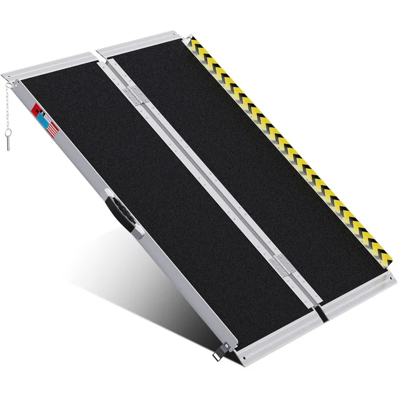 Portable Wheelchair Ramp 4FT, Anti-Slip Aluminum Folding Portable Ramp, Wheelchair Ramps for Home, Weight Capacity Up to 600 LBS
Portable Wheelchair Ramp 4FT, Anti-Slip Aluminum Folding Portable Ramp, Wheelchair Ramps for Home, Weight Capacity Up to 600 LBS