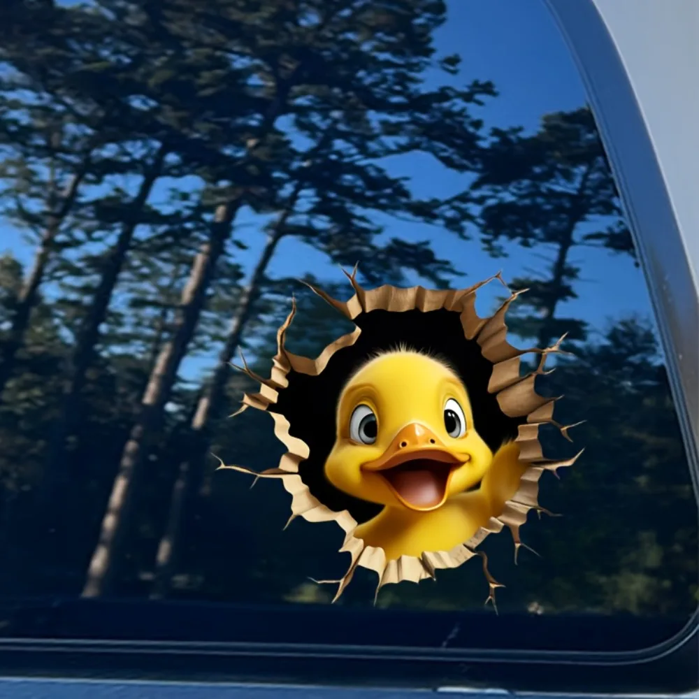 Cartoon 3D Yellow Duck Car Stickers Motorcycle Fuel Tank Vinyl Decals Vehicle Window Bumper Body Windshield Animal Decoration 
Cartoon 3D Yellow Duck Car Stickers Motorcycle Fuel Tank Vinyl Decals Vehicle Window Bumper Body Windshield Animal Decoration