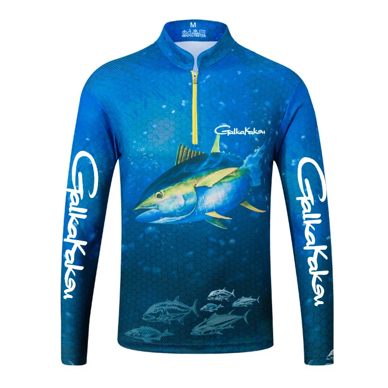 Outdoor 2024 Brand Stand Collar Breathable Printing Shirts Men's Long Sleeve Mesh Thin Section Rock Sea Fishing Clothes
Outdoor 2024 Brand Stand Collar Breathable Printing Shirts Men's Long Sleeve Mesh Thin Section Rock Sea Fishing Clothes
