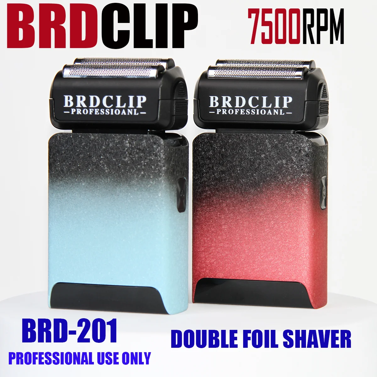 BRDCLIP 201 электробритва профессиональная машинка для стрижки волос для мужчин 7500 об/мин двойная фольга триммер для бороды триммер для волос машина для бритья
BRDCLIP 201 электробритва профессиональная машинка для стрижки волос для мужчин 7500 об/мин двойная фольга триммер для бороды триммер для волос машина для бритья