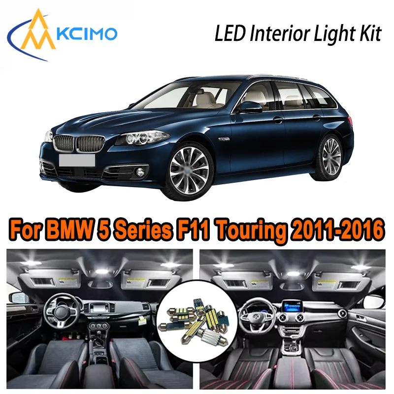 Premium Bright LED Interior Light Kit for BMW 5 Series F11 Touring 525 2011-2016 Dome Map Trunk Car Lamps with Canbus No Error
Premium Bright LED Interior Light Kit for BMW 5 Series F11 Touring 525 2011-2016 Dome Map Trunk Car Lamps with Canbus No Error