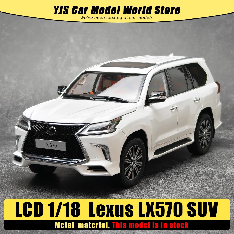 Литая под давлением ЖК-модель в масштабе 1/18, внедорожник Lexus LX570, металлическая модель автомобиля, коллекция статических дисплеев, праздничные подарки
Литая под давлением ЖК-модель в масштабе 1/18, внедорожник Lexus LX570, металлическая модель автомобиля, коллекция статических дисплеев, праздничные подарки