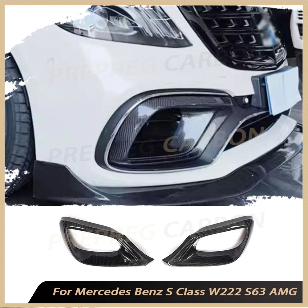 Front Bumper Air Vent Trims Cover FRP Body Kits For Mercedes Benz S Class W222 S63 AMG 2018-2020 Car Styling Carbon Fiber
Front Bumper Air Vent Trims Cover FRP Body Kits For Mercedes Benz S Class W222 S63 AMG 2018-2020 Car Styling Carbon Fiber