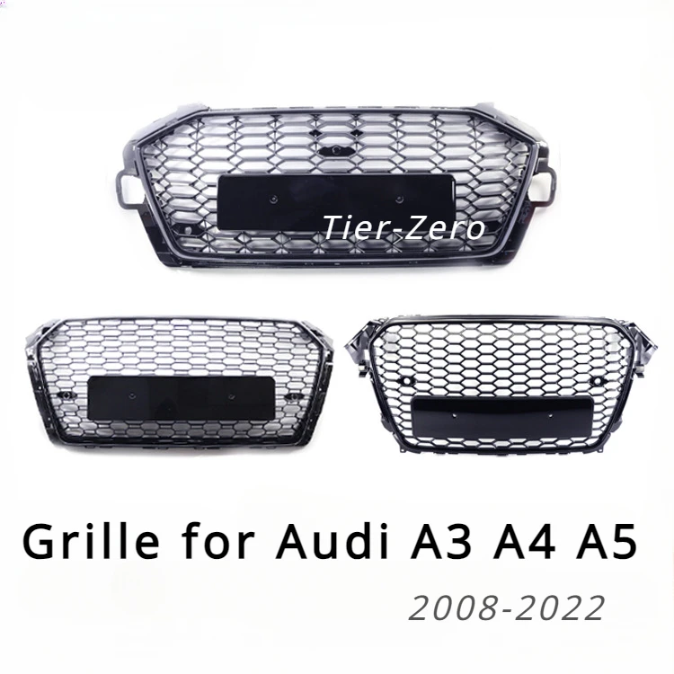 Решетка для переднего бампера, решетка для Audi A3 A4 A5 2008-2022, глянцевые черные гоночные решетки, модифицированные решетки в стиле RS для автомобиля
Решетка для переднего бампера, решетка для Audi A3 A4 A5 2008-2022, глянцевые черные гоночные решетки, модифицированные решетки в стиле RS для автомобиля