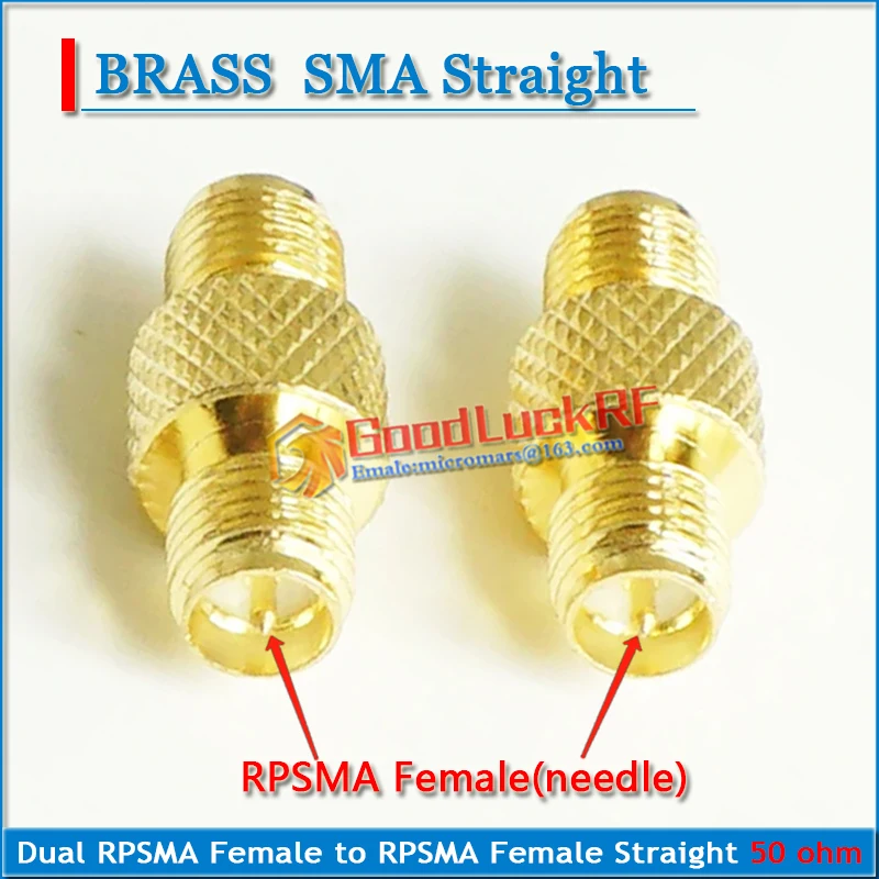 Dual RPSMA RP SMA RP-SMA Female to RP-SMA Female Plug Extender disc Gold Plated Brass Straight Coaxial RF Adapters
Dual RPSMA RP SMA RP-SMA Female to RP-SMA Female Plug Extender disc Gold Plated Brass Straight Coaxial RF Adapters