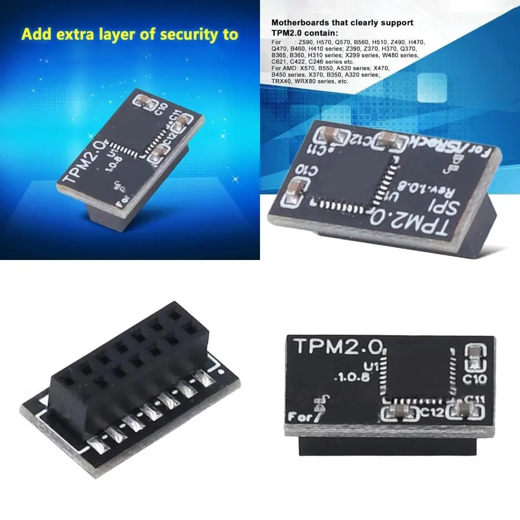 R53C TPM 2.0 MODULE SPI 14PIN MODULE MONTER плата
R53C TPM 2.0 MODULE SPI 14PIN MODULE MONTER плата
