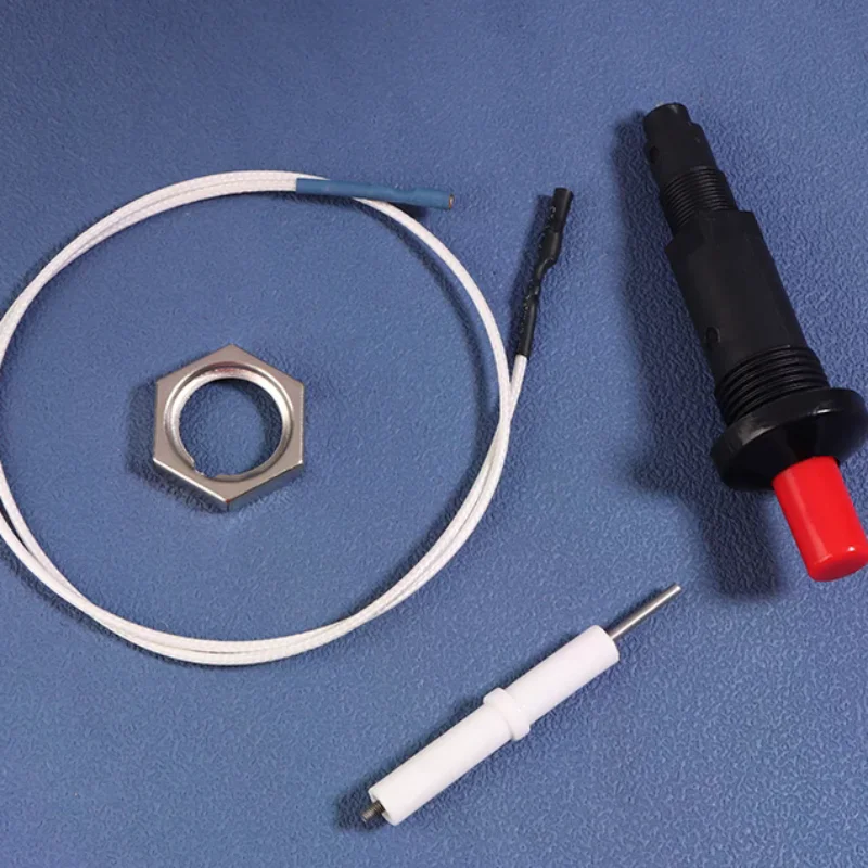 HOT 1Set Push Button Piezo Ignitor With Cable Spark Ignition Kit Pressing Sparking For Oven Stove BBQ Camping Hiking Kitchen Li
HOT 1Set Push Button Piezo Ignitor With Cable Spark Ignition Kit Pressing Sparking For Oven Stove BBQ Camping Hiking Kitchen Li