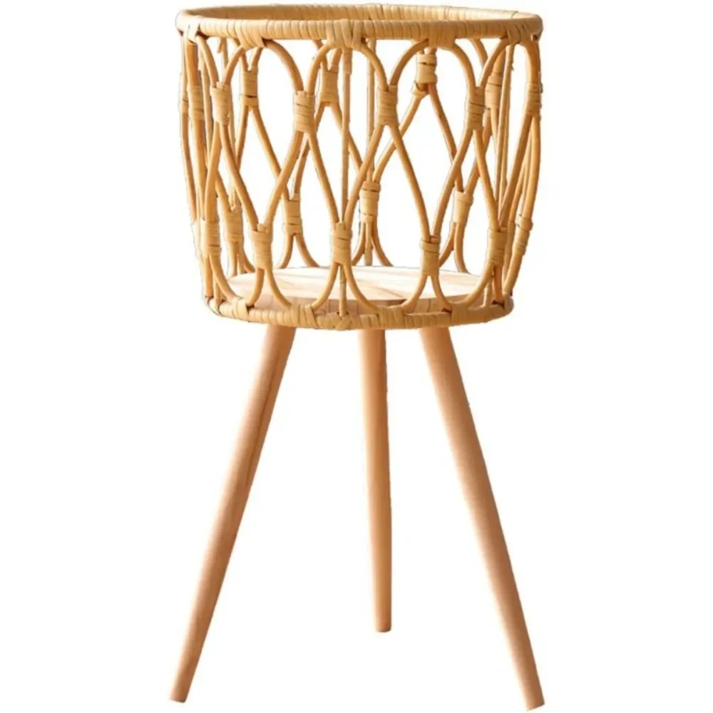 Woven Rattan Plant Stand,with Wood Legs Floor Planter Baskets Rack Decorative,Flower Display Shelf for Home Decoration
Woven Rattan Plant Stand,with Wood Legs Floor Planter Baskets Rack Decorative,Flower Display Shelf for Home Decoration