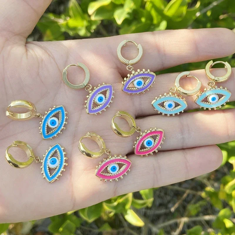 Boho Enamel Hollow Evil Eyes Drop Earrings For Women Gold Plated Stainless Steel Demon Eyes Dangle Earrings Luxury Jewelry Gifts
Boho Enamel Hollow Evil Eyes Drop Earrings For Women Gold Plated Stainless Steel Demon Eyes Dangle Earrings Luxury Jewelry Gifts