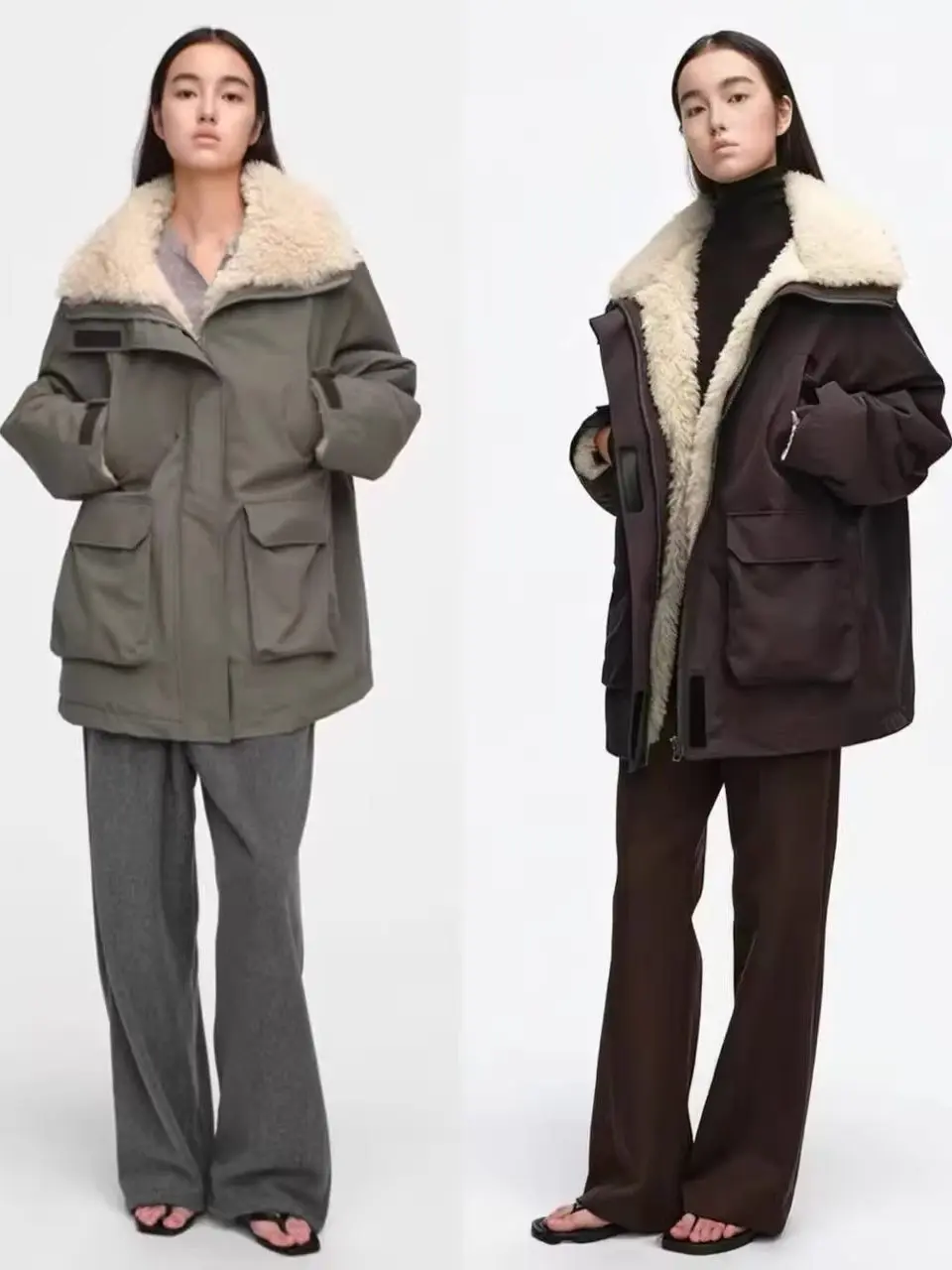 Faionable ort Plu Jaet Women's Loose Slimming Outerwear 2025 Autumn New Sle Commute Regular Sve Zipper
Faionable ort Plu Jaet Women's Loose Slimming Outerwear 2025 Autumn New Sle Commute Regular Sve Zipper