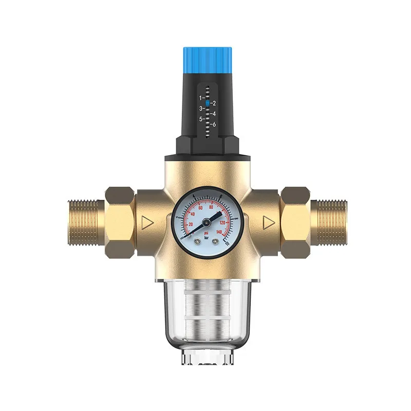 DN25 DN32 Brass Pressure Reducing Valve with Gauge Pipeline High Flow Filter 2-way Static Pressure Reducing Valve for Tap Water
DN25 DN32 Brass Pressure Reducing Valve with Gauge Pipeline High Flow Filter 2-way Static Pressure Reducing Valve for Tap Water
