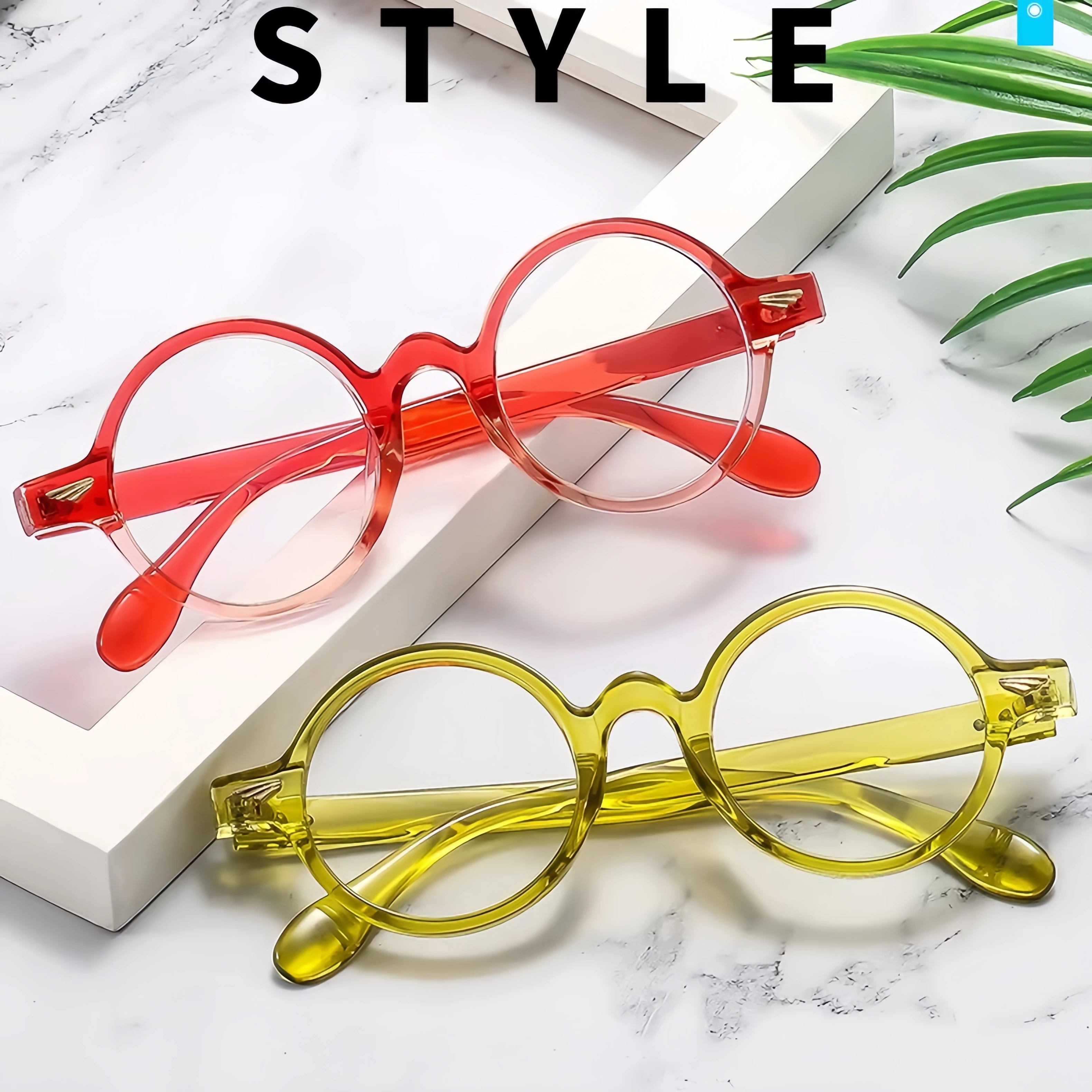 Round Fashionable Rice Nail Glasses Frame Korean Style Trendy Ins Men's and Women's Anti-Blue Light Glasses
Round Fashionable Rice Nail Glasses Frame Korean Style Trendy Ins Men's and Women's Anti-Blue Light Glasses