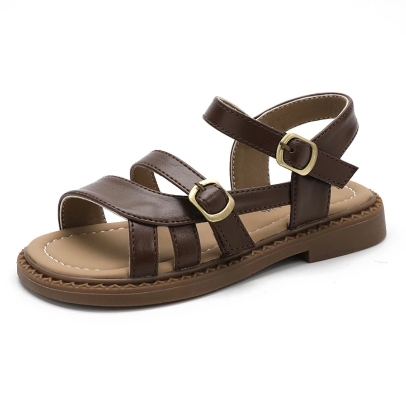Children's Open Toed Sandals 2025 New Summer Girls' Princess Roman Sandals Soft Sole Anti Slip Casual Students' Beach Shoes
Children's Open Toed Sandals 2025 New Summer Girls' Princess Roman Sandals Soft Sole Anti Slip Casual Students' Beach Shoes