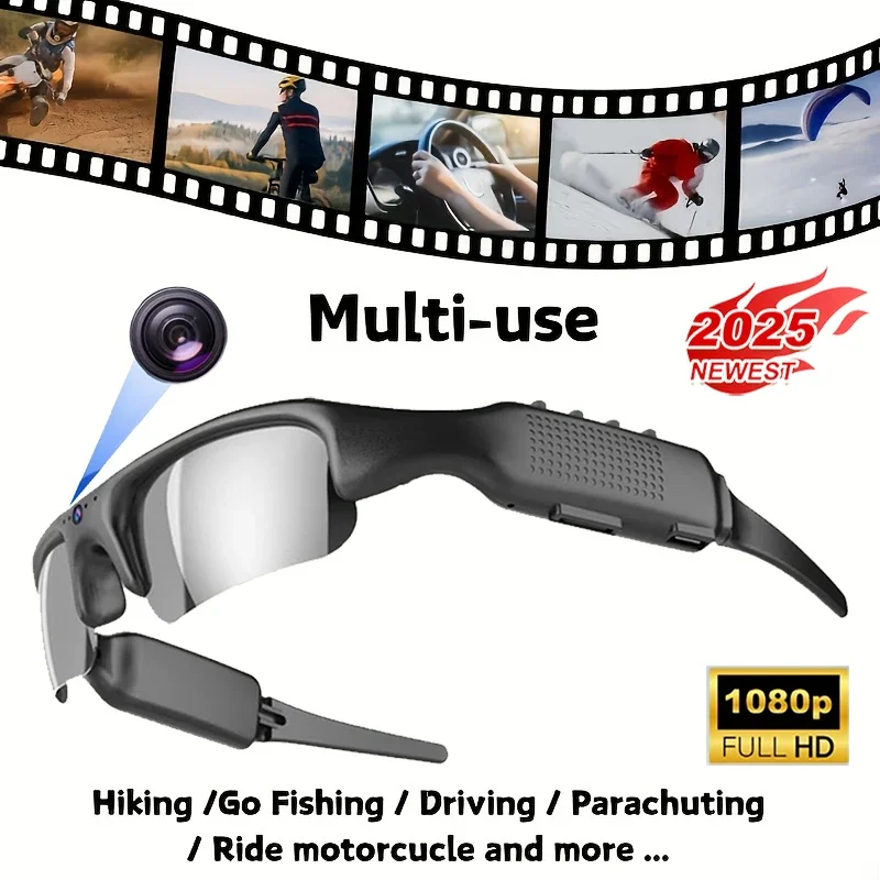 NEW WIFI HD 1080P Video Recorder Portable Outdoor Sports Eye Glasses for Cycling Hiking,Climbing and Traveling,Motorcycle Riding
NEW WIFI HD 1080P Video Recorder Portable Outdoor Sports Eye Glasses for Cycling Hiking,Climbing and Traveling,Motorcycle Riding