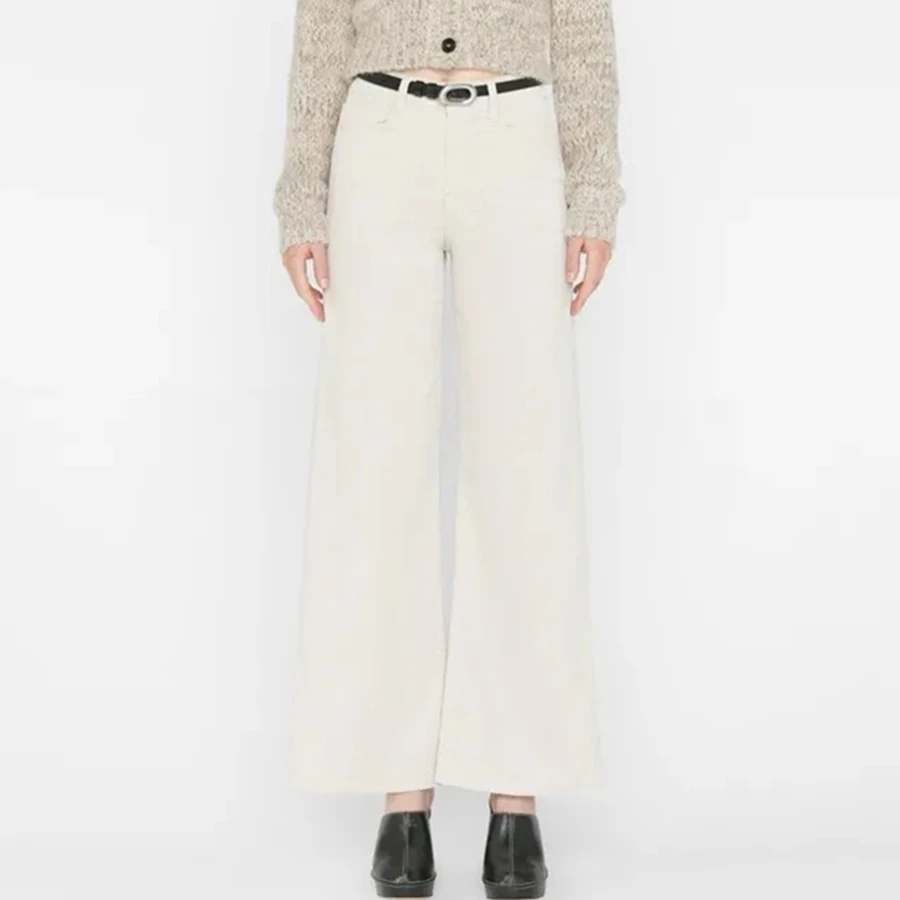 Maxdutti Summer Cropped Jeans French Minimalist High Waisted Wide Leg Flared Women's Jeans Woman Clothes Women's Denim Pants
Maxdutti Summer Cropped Jeans French Minimalist High Waisted Wide Leg Flared Women's Jeans Woman Clothes Women's Denim Pants