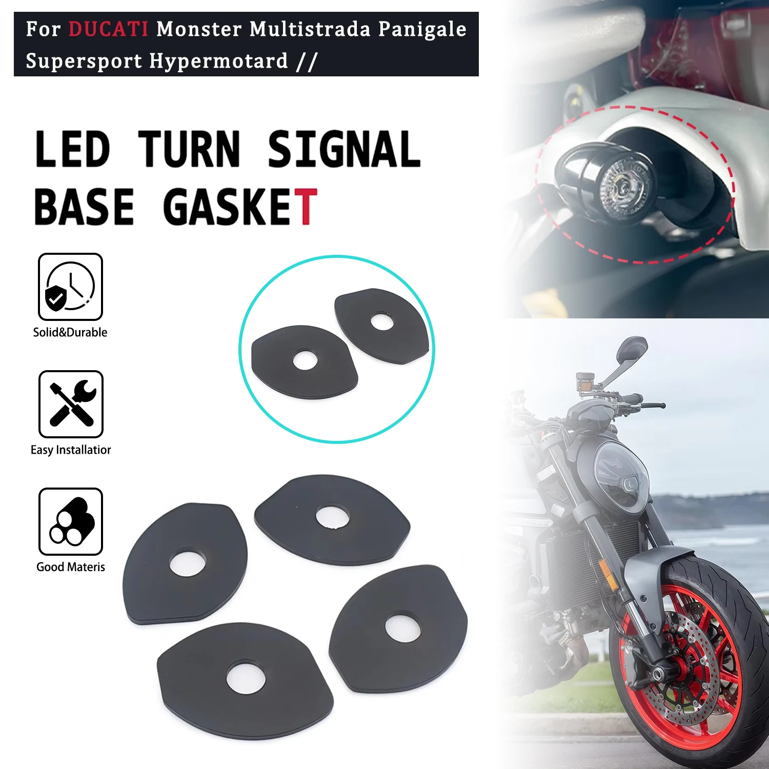Turn Signal Indicator Adapter Spacer For DUCATI Monster 659 796 797 Panigale 959 899 1100 Supersport 937 950 939/S Desert X
Turn Signal Indicator Adapter Spacer For DUCATI Monster 659 796 797 Panigale 959 899 1100 Supersport 937 950 939/S Desert X