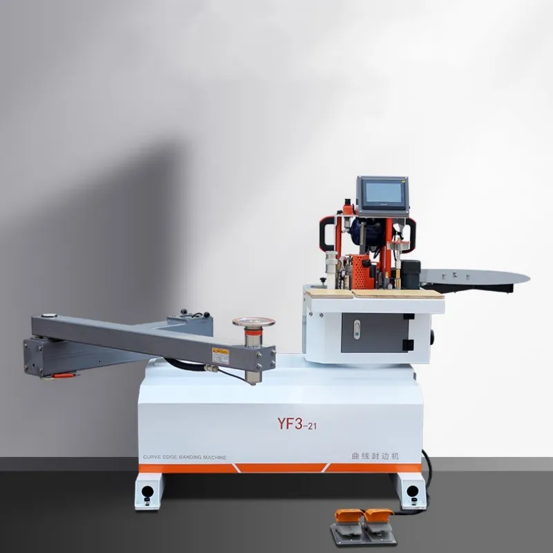 New Arrival Office Furniture Edge Bander PVC Gluing Curve Automatic Edge Banding Machine
New Arrival Office Furniture Edge Bander PVC Gluing Curve Automatic Edge Banding Machine