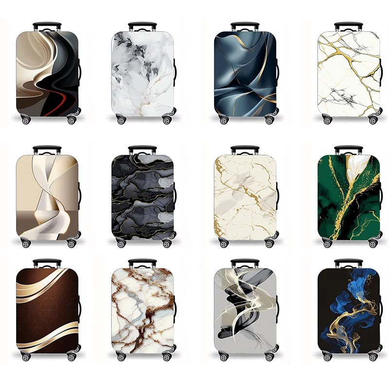 Luggage Cover,Luxury Marble Gold Vein Abstract Fluid Print Stretch Suitcase Protector,Washable Anti-Scratch Travel Baggage Cover
Luggage Cover,Luxury Marble Gold Vein Abstract Fluid Print Stretch Suitcase Protector,Washable Anti-Scratch Travel Baggage Cover
