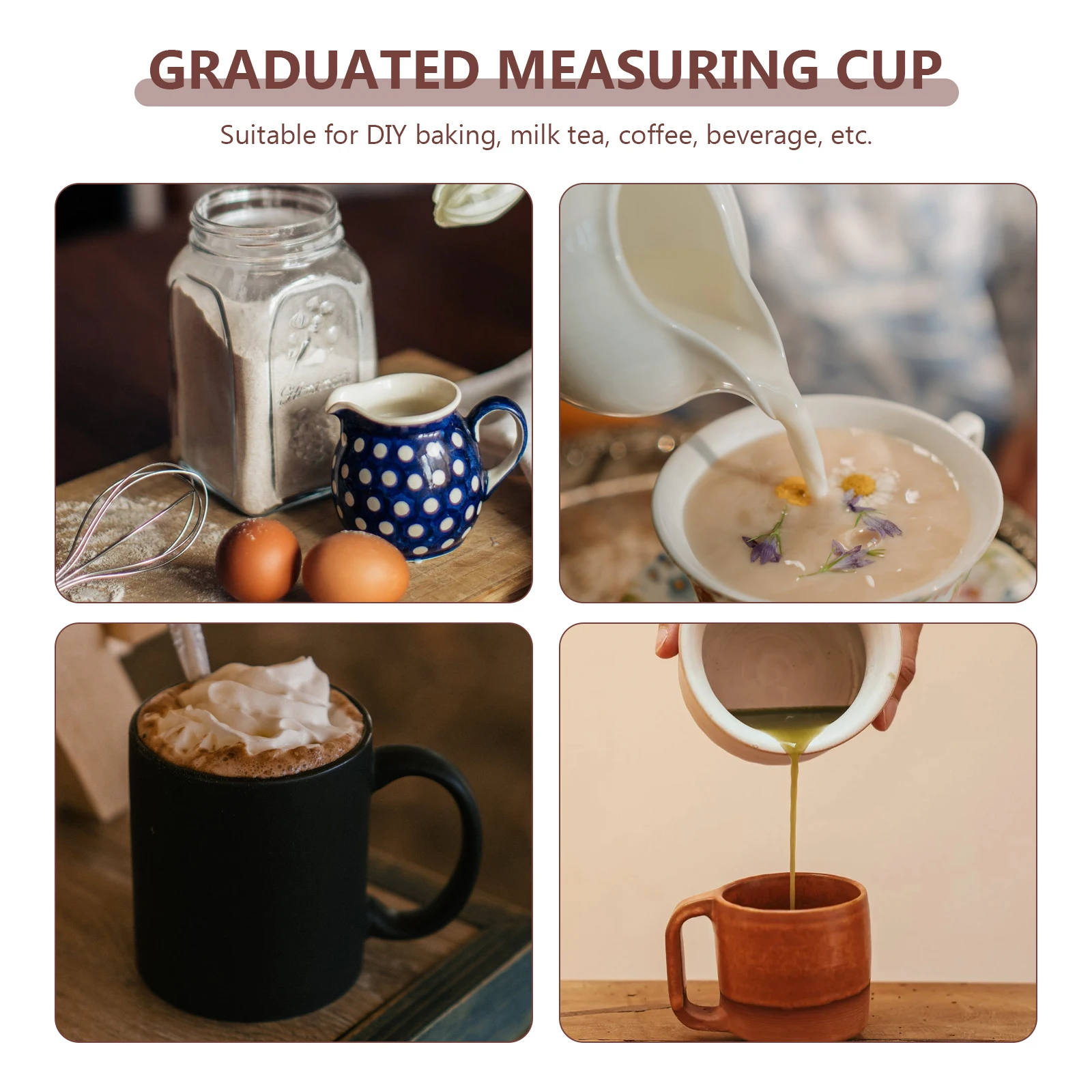 1pc Plastic Measuring Cup Clear Transparent Graduated Measurement Jug Kitchen Baking Beverage Diy Liquid Container Heat
1pc Plastic Measuring Cup Clear Transparent Graduated Measurement Jug Kitchen Baking Beverage Diy Liquid Container Heat