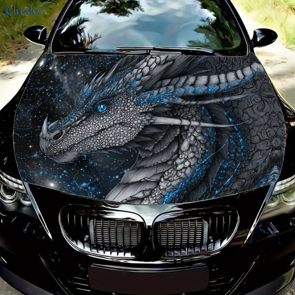 Stellar Dragon Car Vinyl Wrap, PVC Waterproof Car Hood Sticker, Self-Adhesive Scratch-Resistant Stickers for Engine Cover, Car D
Stellar Dragon Car Vinyl Wrap, PVC Waterproof Car Hood Sticker, Self-Adhesive Scratch-Resistant Stickers for Engine Cover, Car D
