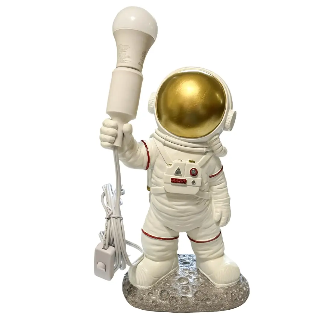 Toy Heaven Resin Decorative Space Man Patriotic Sculpture Desk Bedside Table Lamp Statue Astronaut Modern White Table Lamp
Toy Heaven Resin Decorative Space Man Patriotic Sculpture Desk Bedside Table Lamp Statue Astronaut Modern White Table Lamp