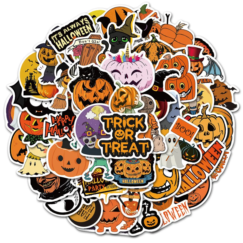 10/50PCS Pumpkin Head Halloween Horror Sticker Personalized Creative Doodle DIY Motorcycle Helmet Skateboard Waterproof Decal
10/50PCS Pumpkin Head Halloween Horror Sticker Personalized Creative Doodle DIY Motorcycle Helmet Skateboard Waterproof Decal