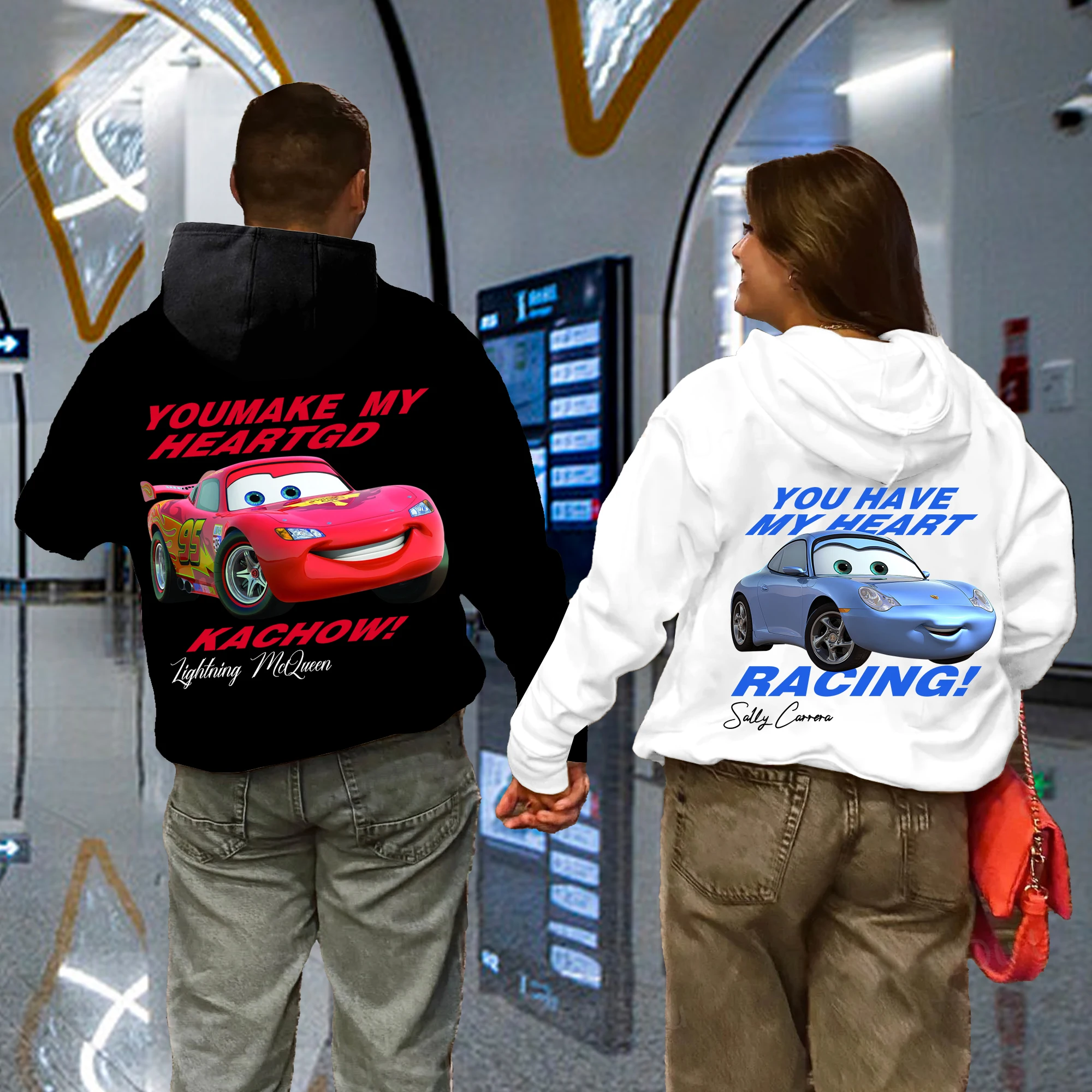 2025 The Cars Lightning McQueen&SALLY Summer Cotton Hoodies Oversized Suit For Adult/Kids Sweatshirt couple's outfit
2025 The Cars Lightning McQueen&SALLY Summer Cotton Hoodies Oversized Suit For Adult/Kids Sweatshirt couple's outfit
