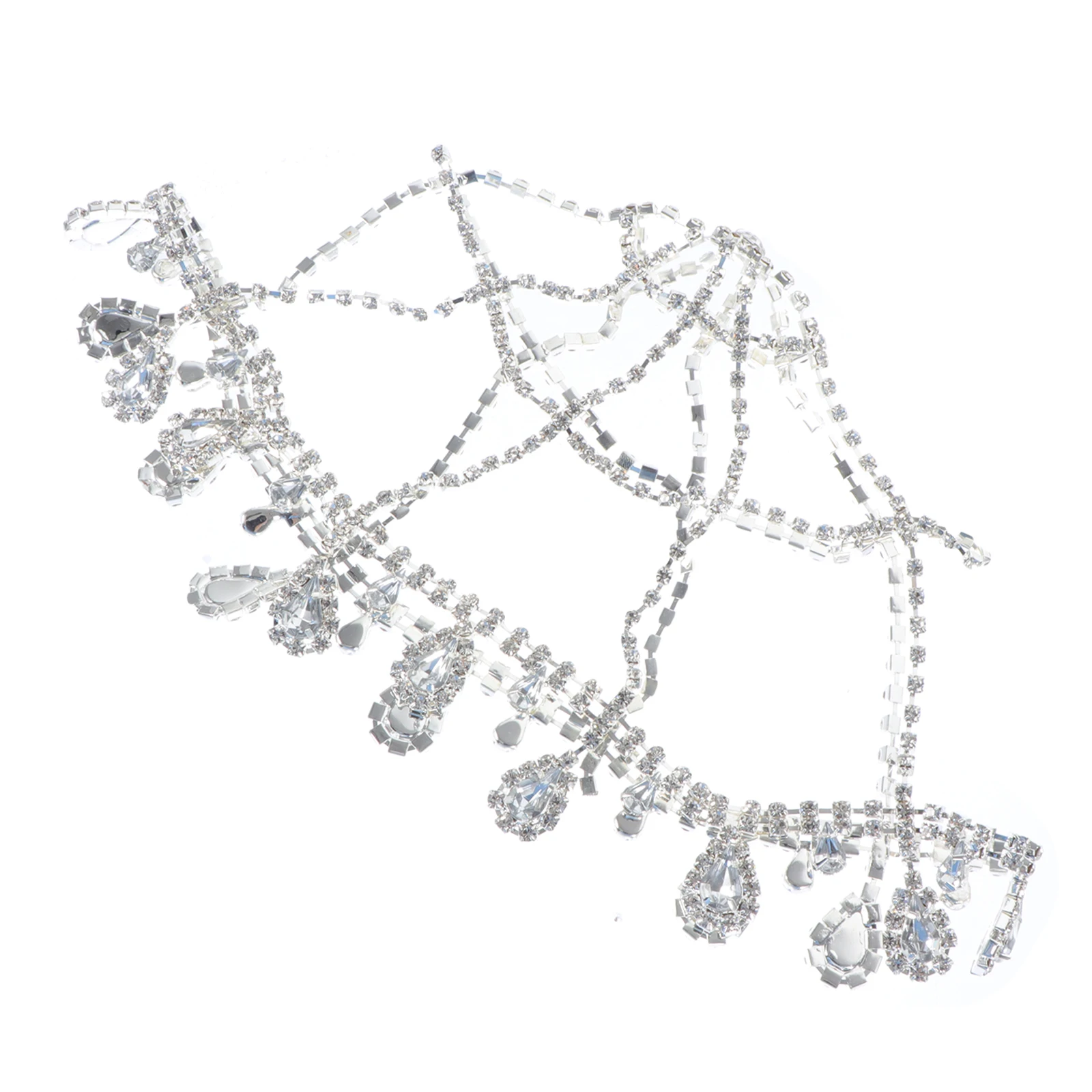 Rhinestone Headpiece Mesh Wedding Accessories Bohemian Chain Decor Crystal Flapper Headb Bridal Headdress Hair Jewelry Piece
Rhinestone Headpiece Mesh Wedding Accessories Bohemian Chain Decor Crystal Flapper Headb Bridal Headdress Hair Jewelry Piece