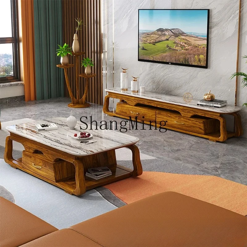 FG ebony TV cabinet coffee combination coffee table simple modern living room storage size apartment Chinese style
FG ebony TV cabinet coffee combination coffee table simple modern living room storage size apartment Chinese style