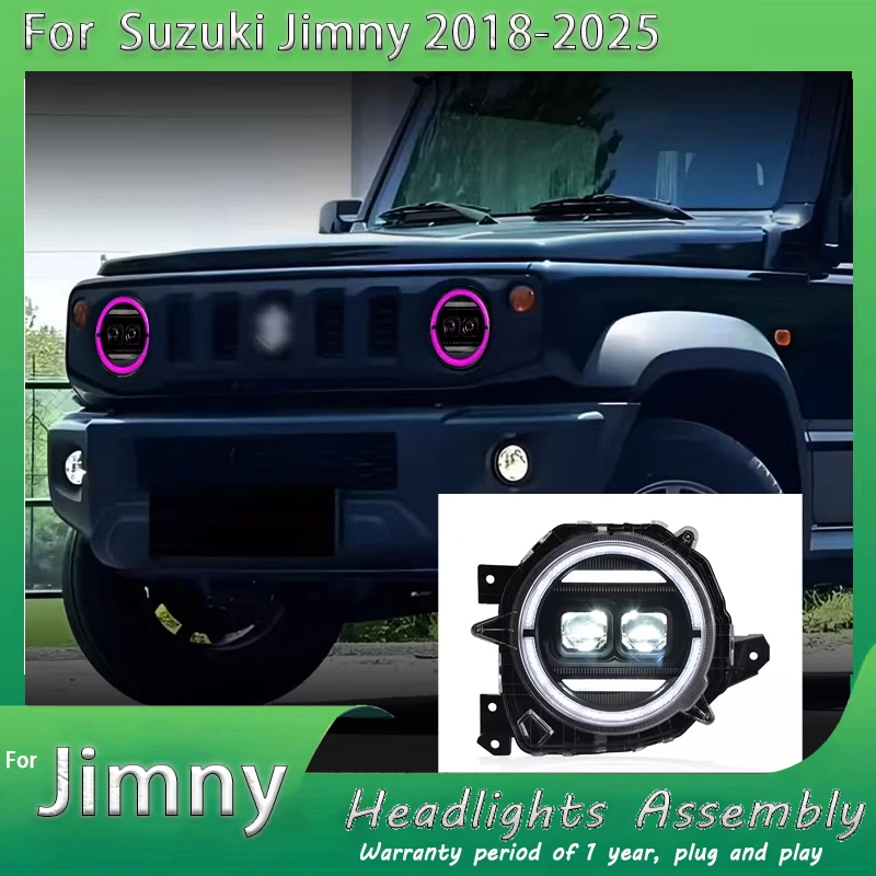 Auto Headlights Assembly Car Styling Head Lamp for Suzuki Jimny 2018-2025 Headlight Assembly LED DRL Projector Lens
Auto Headlights Assembly Car Styling Head Lamp for Suzuki Jimny 2018-2025 Headlight Assembly LED DRL Projector Lens