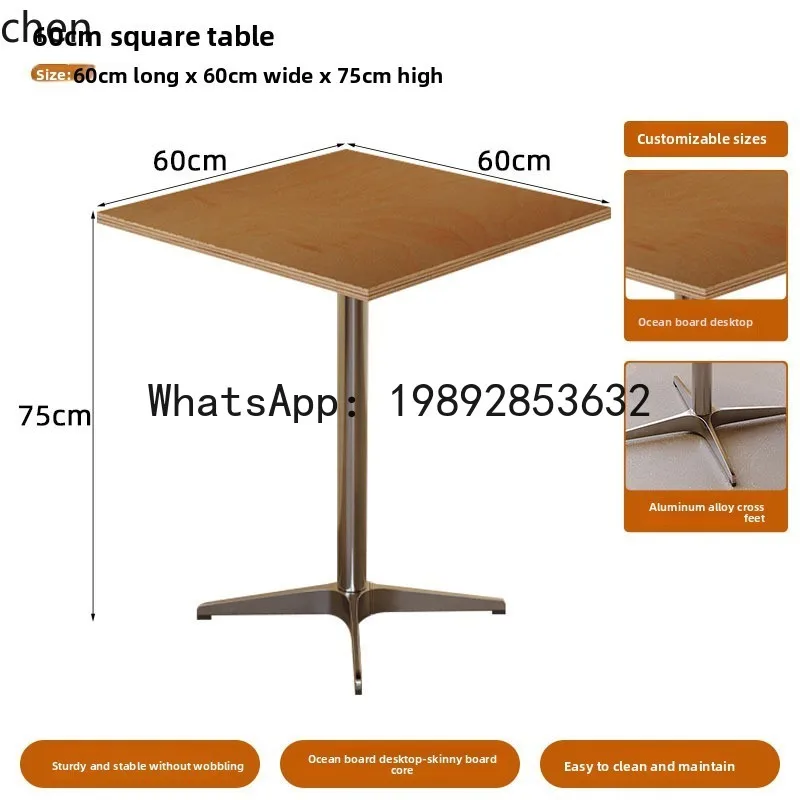 X7 Table and Chair Cafe Dining Minimalist Table Baking Shop Dining Table and Chair
X7 Table and Chair Cafe Dining Minimalist Table Baking Shop Dining Table and Chair