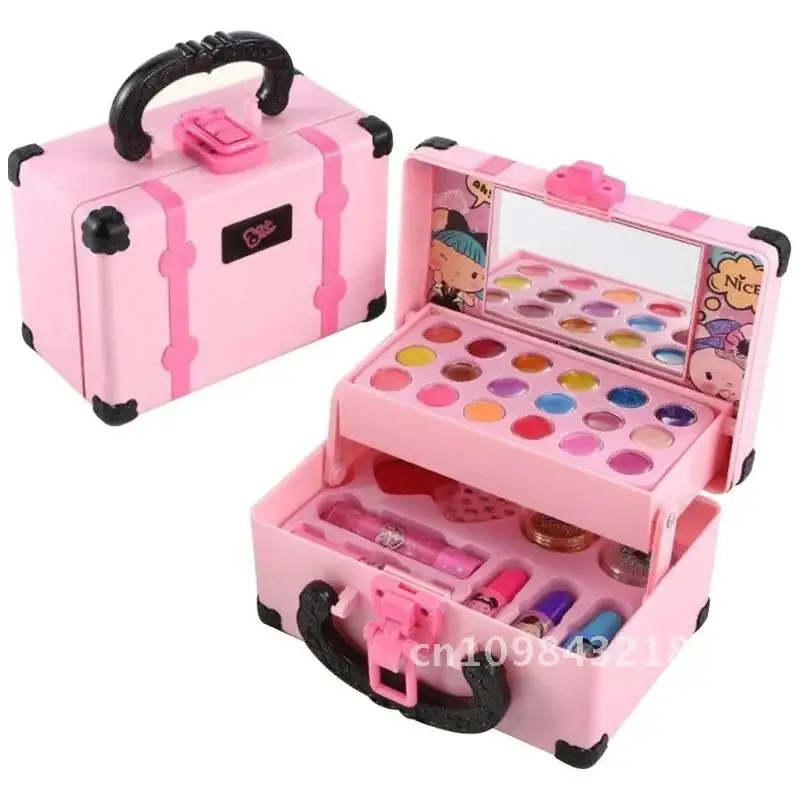 Kids Makeup Cosmetics Playing Box Princess Makeup Girl Toy Set Lipstick Eye Shadow Safety Nontoxic Kids Toys for Girls
Kids Makeup Cosmetics Playing Box Princess Makeup Girl Toy Set Lipstick Eye Shadow Safety Nontoxic Kids Toys for Girls