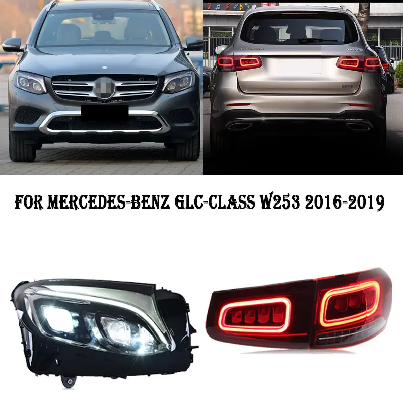 Car LED Headlights With Taillights For Mercedes-Benz GLC W253 2016-2019 DRL Dynamic Turn Signal Lamp Front Lamp Auto Accessories
Car LED Headlights With Taillights For Mercedes-Benz GLC W253 2016-2019 DRL Dynamic Turn Signal Lamp Front Lamp Auto Accessories