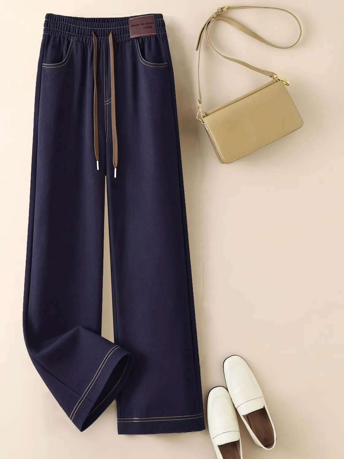 High Waist Straight Leg Wide Leg Pants Casual Style Thin Fabric Denim Look Spring Summer New Arrival Women's Fashion Pants
High Waist Straight Leg Wide Leg Pants Casual Style Thin Fabric Denim Look Spring Summer New Arrival Women's Fashion Pants
