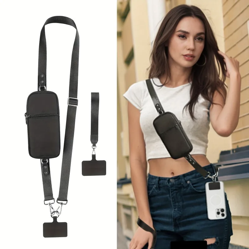 Mobile Phone Lanyard Equipped with A Large Capacity Storage Bag Adjustable Portable Mobile Phone Lanyard Suitable for Daily Use
Mobile Phone Lanyard Equipped with A Large Capacity Storage Bag Adjustable Portable Mobile Phone Lanyard Suitable for Daily Use