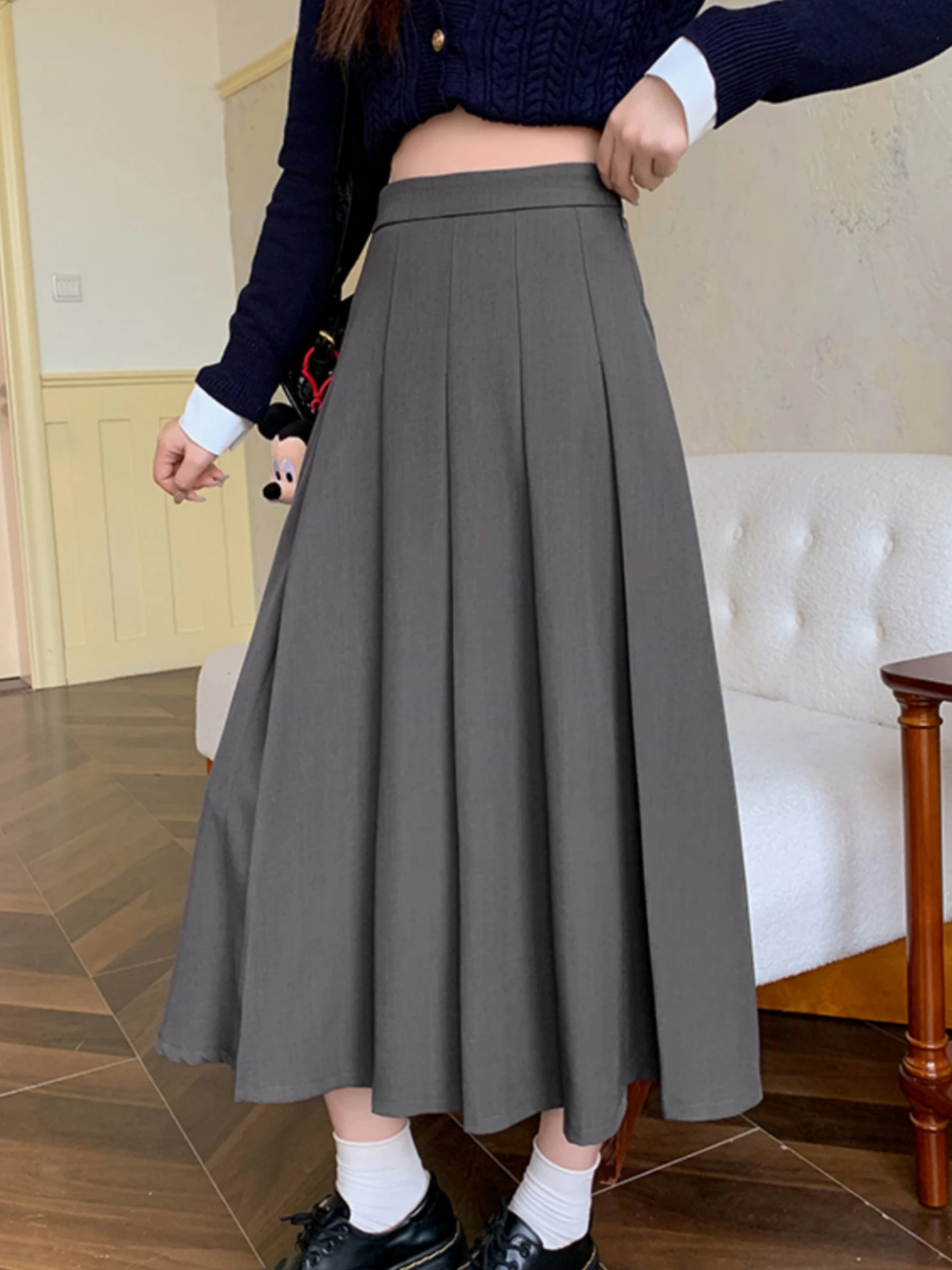 Slimming High Waist A-Line Long Skirt Women's Spring Autumn New Style plus Size Pleated Suit Half Skirt Elegant Floor Length
Slimming High Waist A-Line Long Skirt Women's Spring Autumn New Style plus Size Pleated Suit Half Skirt Elegant Floor Length