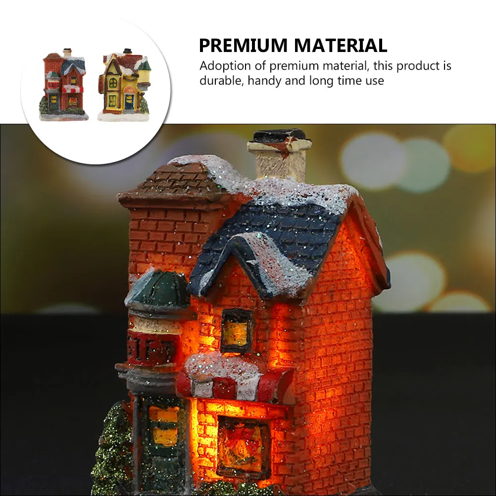 2Pcs Mini Christmas House Decor Xmas Accessory Beautiful Design Long Time Use Wonderful Visual Enjoyment Mini Landscape Decor
2Pcs Mini Christmas House Decor Xmas Accessory Beautiful Design Long Time Use Wonderful Visual Enjoyment Mini Landscape Decor