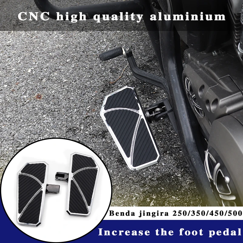 Motorcycle Front Widened Footrest Pedal Enlarged Footrest Foot Pedals Front and rear pedals For Benda jingira 200 350 450 500
Motorcycle Front Widened Footrest Pedal Enlarged Footrest Foot Pedals Front and rear pedals For Benda jingira 200 350 450 500