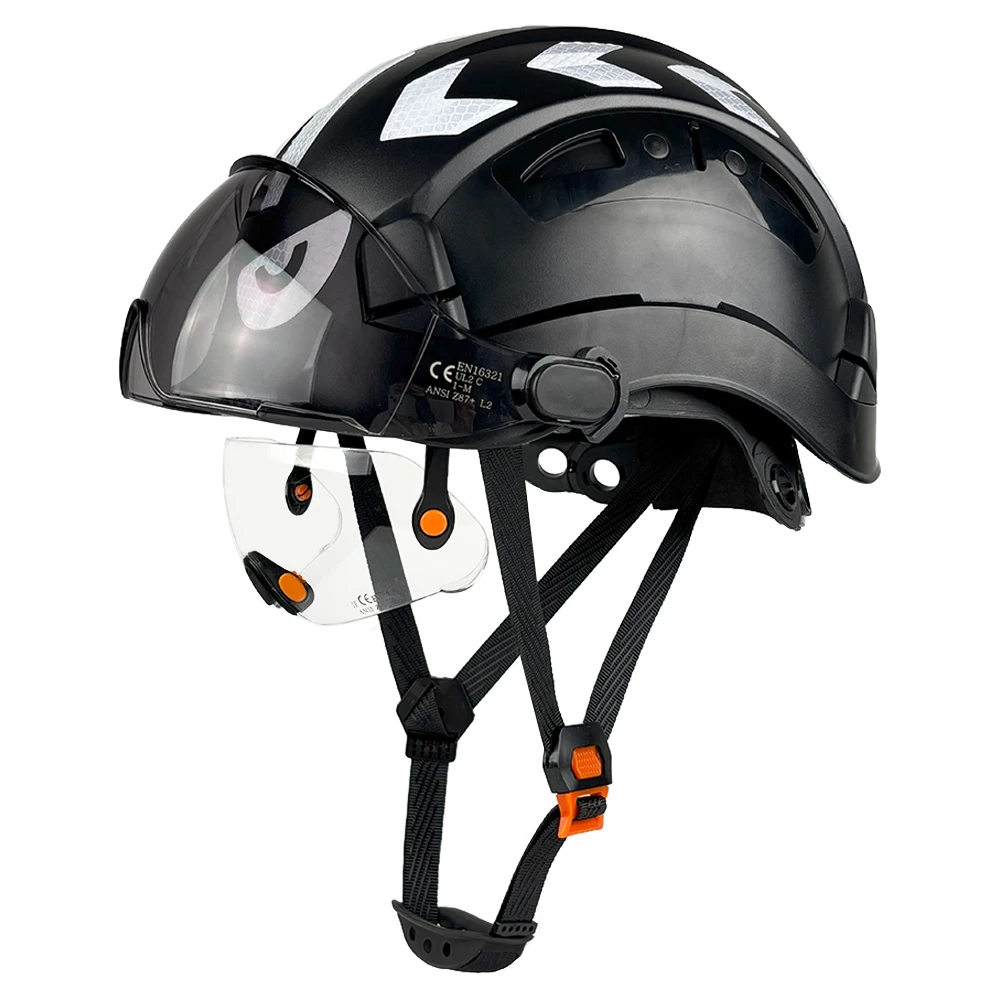 CE Construction Safety Helmet w/ Double Goggles ABS Hard Hat w/ Reflective Stickers Adjustable Ventilation Hardhat Work Cap ANSI
CE Construction Safety Helmet w/ Double Goggles ABS Hard Hat w/ Reflective Stickers Adjustable Ventilation Hardhat Work Cap ANSI