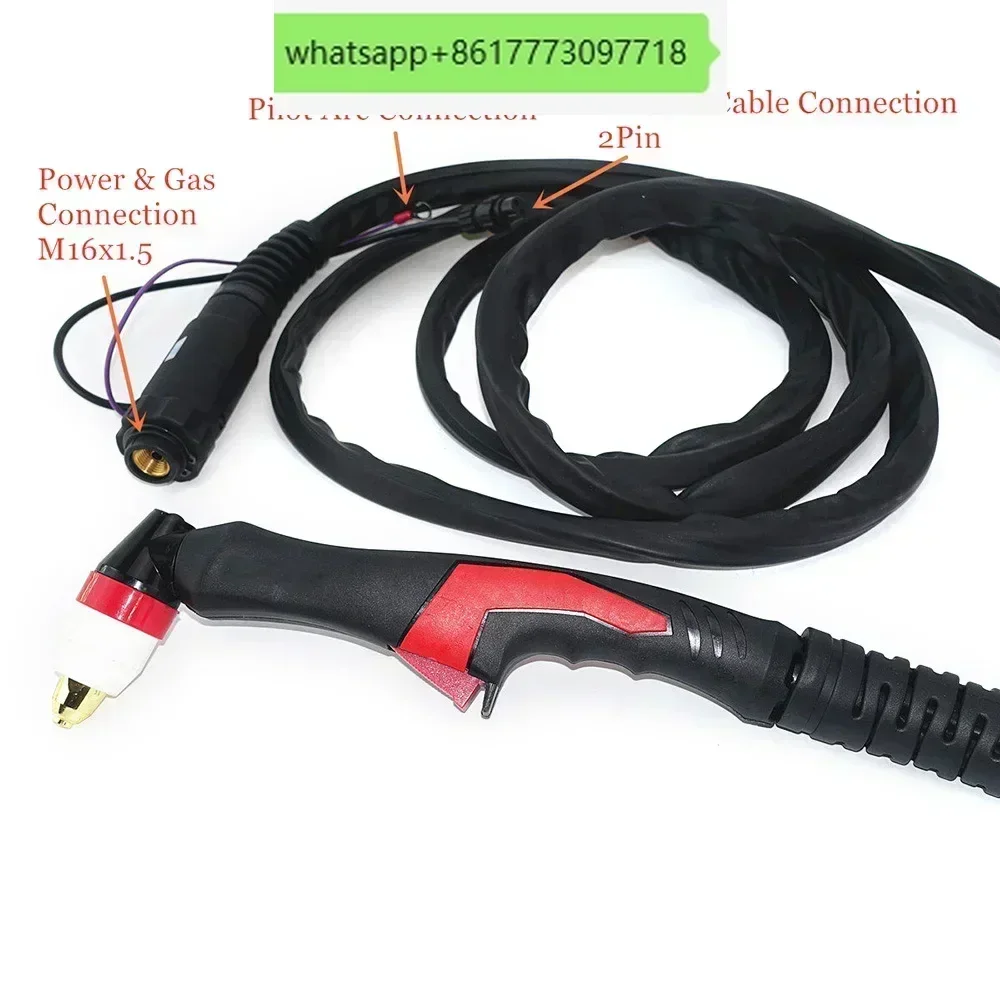 Professional 80A P80 Plasma Cutting Torch HF Pilot Arc 4m 13ft for 40-100A Metal Cutter Machine
Professional 80A P80 Plasma Cutting Torch HF Pilot Arc 4m 13ft for 40-100A Metal Cutter Machine