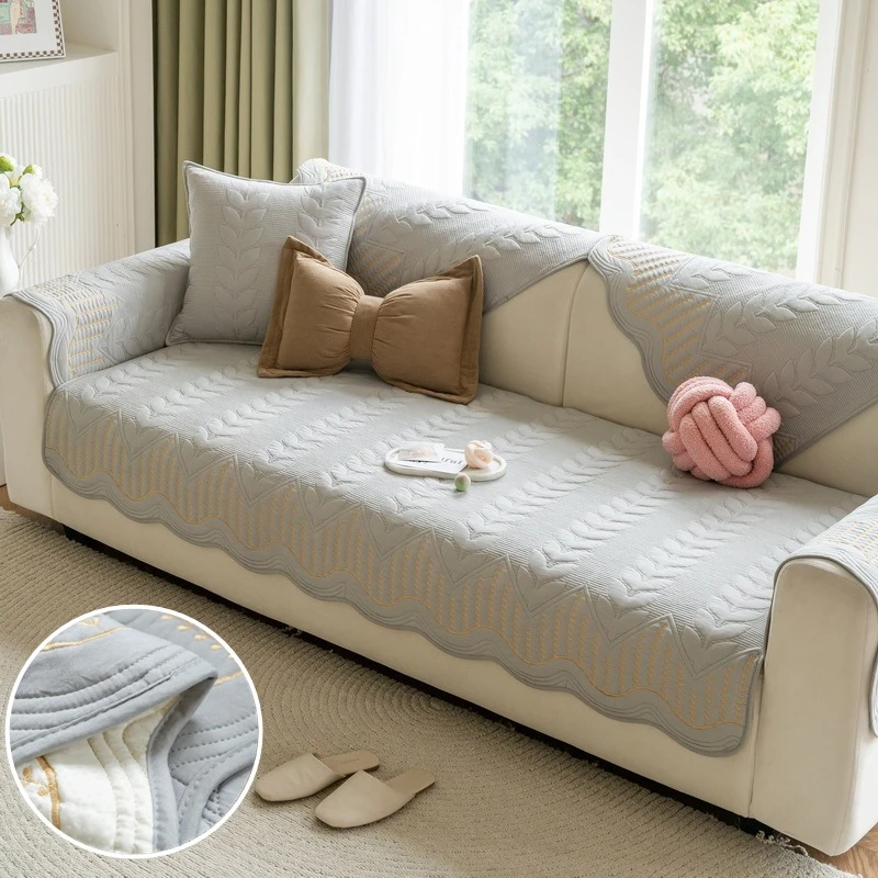 Thicken Cotton Sofa Cover Cream Style Sofa Towel Four Seasons Universal Anti-slip Corner Couch Towel for Living Room Home Decor
Thicken Cotton Sofa Cover Cream Style Sofa Towel Four Seasons Universal Anti-slip Corner Couch Towel for Living Room Home Decor