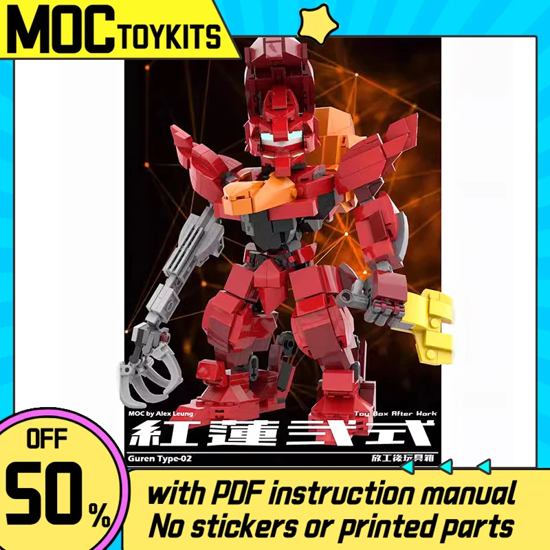 Mech Warrior Series MOC Building Blocks Red Lotus Type 2 Robot Brick Model Set Collection Ornament Boy Toy Birthday Gift
Mech Warrior Series MOC Building Blocks Red Lotus Type 2 Robot Brick Model Set Collection Ornament Boy Toy Birthday Gift